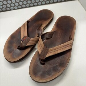 Rainbow Sandals Adult 11 Brown Premier Leather Flip Flop Outdoor Beach
